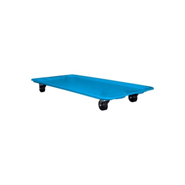 Mfg Tray Molded Fiberglass Dolly 780138 for 42-1/2" x 20" x 14-1/4" Tote, Blue 7801385268 - main